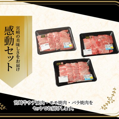 宮崎牛ウデ・モモ・バラ 焼肉用 各400g (木城町) K18_0031_6