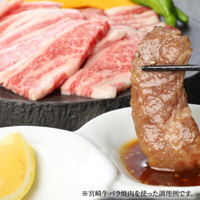 宮崎牛肩ロース焼肉300g バラ焼肉400g 和牛小間切れ200g(木城町) K18_0032_5