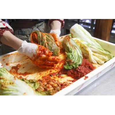 自家製手作り　白菜キムチ　【カット済】　400g×2パック