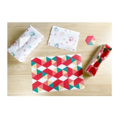 living set (1set) / ティッシュボックス ランチョンマット カトラリーケース 福島