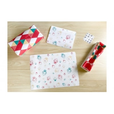 living set (1set) / ティッシュボックス ランチョンマット カトラリーケース 福島