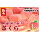 もも(さくら)特秀3kg(8玉～11玉)献上桃の郷桑折町産