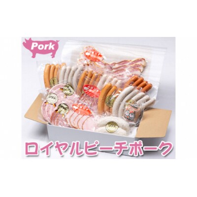 【13品】ロイヤルピーチポーク加工品セット(ウィンナー・ハム) 