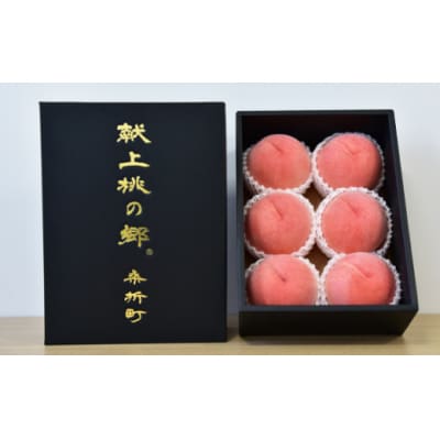 献上桃の郷桑折町 特別返礼品「煌」【数量限定】2kg(5～6玉)