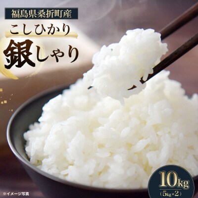 福島県桑折町産こしひかり「銀しゃり」　10kg