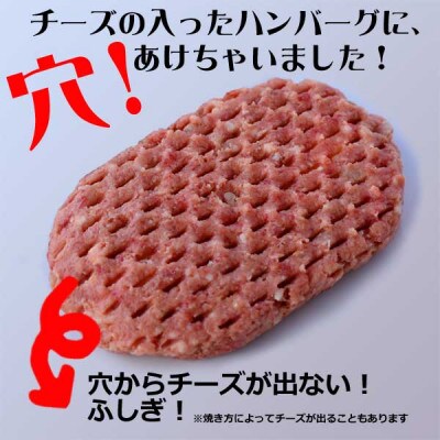 北海道産ナチュラルチーズを道産牛のハンバーグで包んだとろけるチーズinハンバーグ　120g×12個入