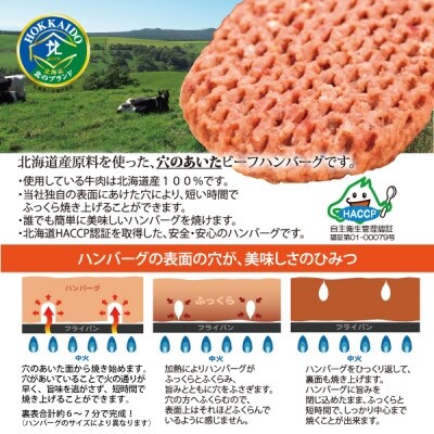 2022年6月発送開始『定期便』北海道産とろけるチーズin道産牛ハンバーグ120g×12個 全3回