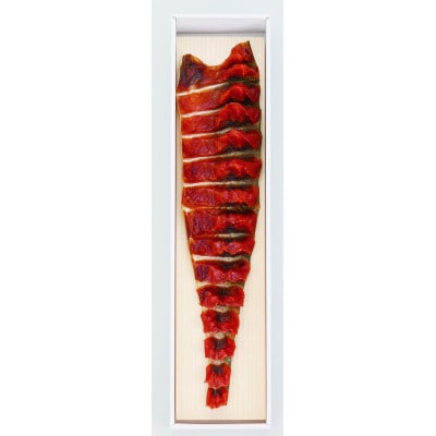 ＜佐藤水産＞ロッキーサーモン(鮭の半身姿燻製) 400g
