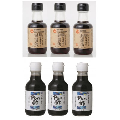 ＜佐藤水産＞鮭醤油とポン酢セット