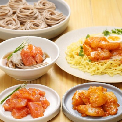 【佐藤水産】鮭ルイベ漬160g×2個と麻辣(マーラー)帆立150g ×2個　計620g