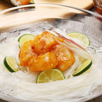 【佐藤水産】鮭ルイベ漬160g×2個と麻辣(マーラー)帆立150g ×2個　計620g