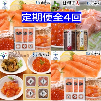【毎月定期便】佐藤水産 いくら セット全4回