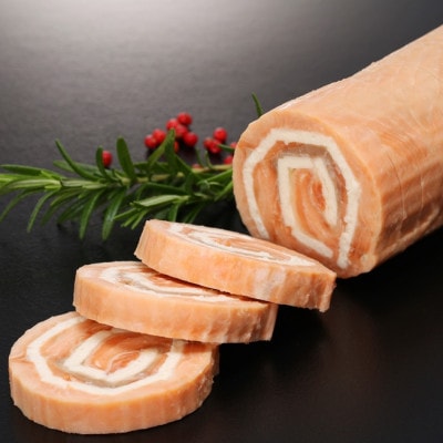 【毎月定期便】鮭のフレーク2種・サーモンロールチーズ入り・ルイベ漬セット　全3回