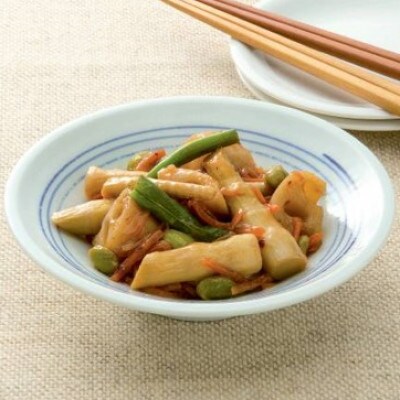 グルメストック 自由時菜 細竹と蓮根の南蛮きんぴら 12パックセット