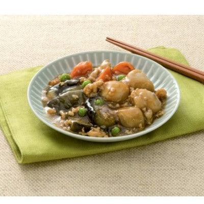 グルメストック 自由時菜 里芋となすの鶏そぼろあんかけ 12パックセット