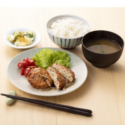 グルメストック 自由時菜 白だししめじあんの豆腐バーグ 12パックセット