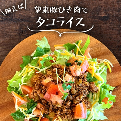 石狩名産・望来豚ひき肉　合計2kg