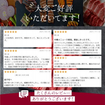 鳥取和牛 特選サーロイン すき焼き・しゃぶしゃぶ用(200g)