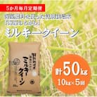 【毎月定期便】ミルキークイーン(海藻のちから)(精米)10kg全5回