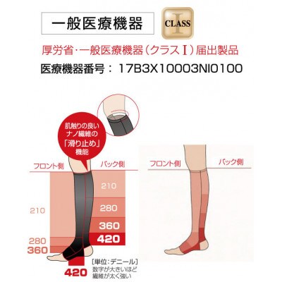 キュッとひきしめレッグシェイパー2枚セット(黒・Lサイズ×2枚)