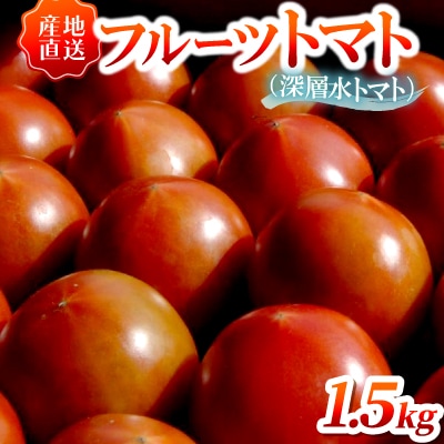 フルーツトマト(深層水トマト)1.5キロ【濃厚な甘みと旨み】