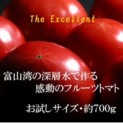 お試しサイズ!フルーツトマト「深層水トマト」約700g