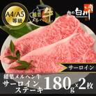 稲葉メルヘン牛(A4-A5)　サーロインステーキ(180g×2枚)