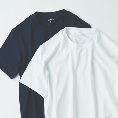 メンズ 10Years 26ゲージ スムースコットン クルーネック Tシャツ ホワイト Sサイズ