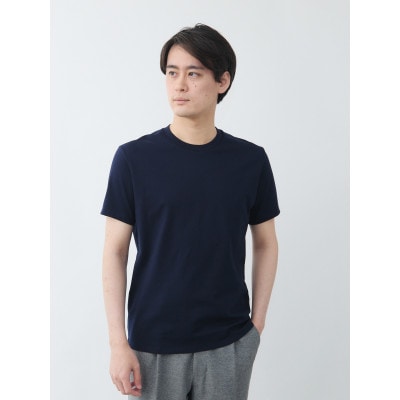 メンズ 10Years 26ゲージ スムースコットン クルーネック Tシャツ ネイビー Mサイズ