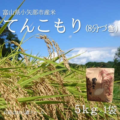 【新米先行受付 2025年11月上旬～順次発送】令和7年産米「てんこもり」(8分づき)5kg×1袋
