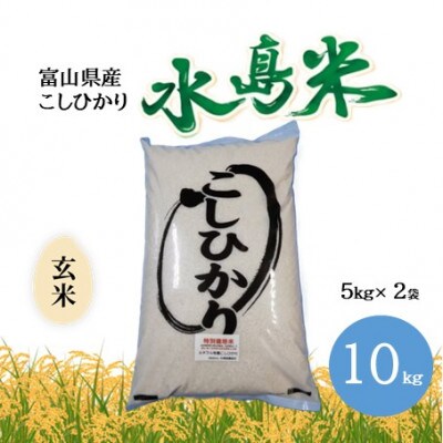 栽培期間中農薬・化学肥料不使用　こしひかり　玄米 5kg×2袋(10kg)