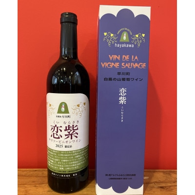 山葡萄ワイン「恋紫2025」750ml×2本