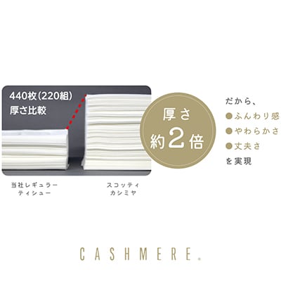クレシアギフト　カシミヤ　スコッティ 10箱　ティッシュ