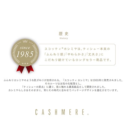 クレシアギフト　カシミヤ　スコッティ 10箱　ティッシュ
