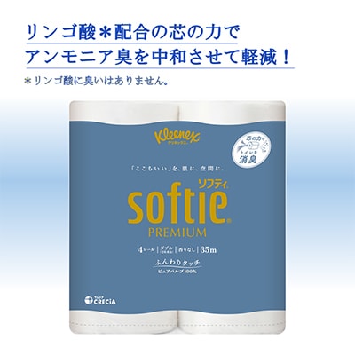 クリネックス　ソフティ4ロール(ダブル)x10パック