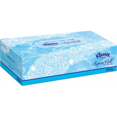 クリネックスティシュー　アクアヴェール　5箱パック×10入