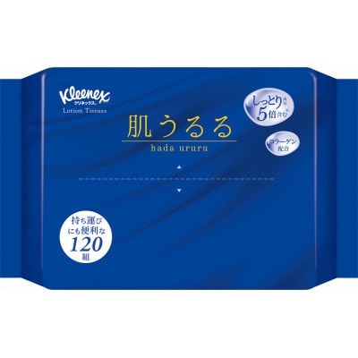 クリネックスティシュー　ローション肌うるる　ソフトパック120組x24パック入