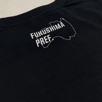 南相馬市 マンホールTシャツ 黒 Mサイズ