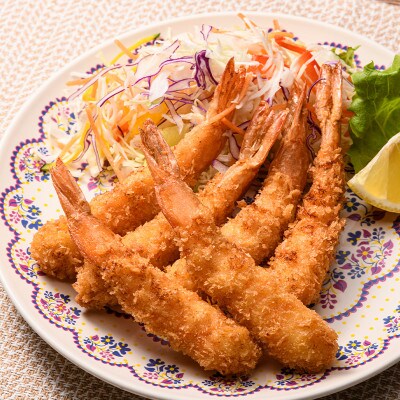 小野田水産の手作りエビフライ2種セット(エビフライ20尾+エビフライ開き8尾×2パック　計36本)