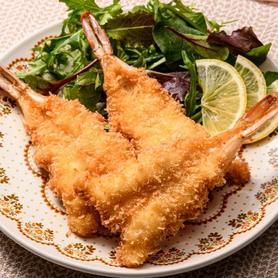 小野田水産の手作りエビフライ2種セット(エビフライ20尾+エビフライ開き8尾×2パック　計36本)