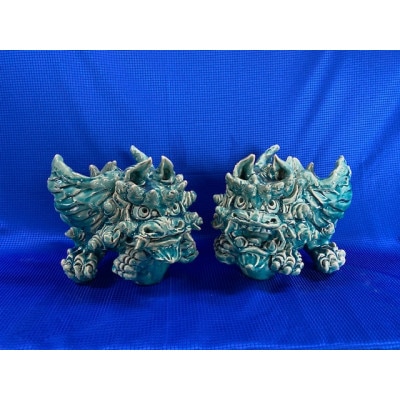 手捻り 一点物シーサー 高さ約20cm位 半額SALE www.abilbao.cl