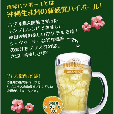 【南都酒造所】琉球ハブボール350ml 12缶ギフトセット