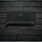 サメ革 長財布 BLACK 『イタチザメ』