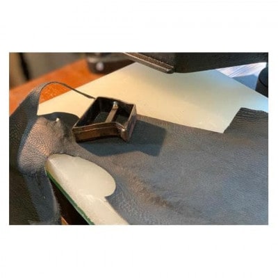 サメ革 名刺・カードケース BLACK 『イタチザメ』