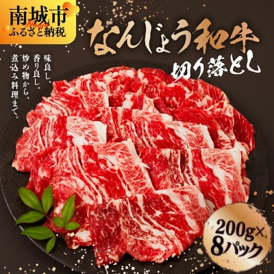 なんじょう和牛切り落とし　200g×8パック