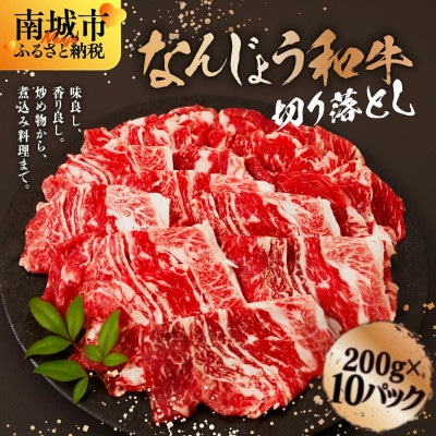 なんじょう和牛切り落とし　200g×10パック