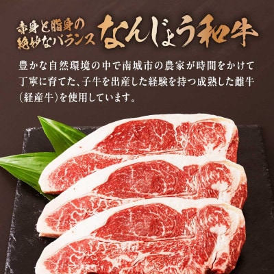 なんじょう和牛サーロイン ステーキ　約150～200g×3枚