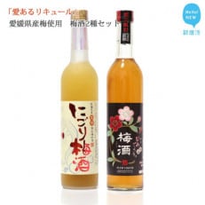 【のし付き】愛あるリキュール梅酒500ml &times;2種セット ひめさくらの梅酒・にごり梅酒