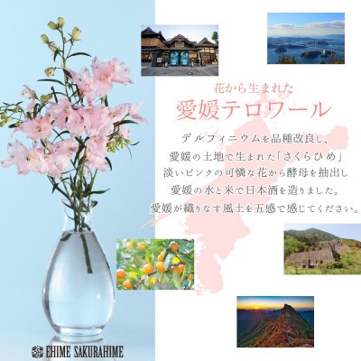 清酒 花酵母 愛媛 近藤酒造の華姫桜 純米大吟醸酒 さくらひめ 720ml ×2本