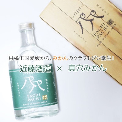 クラフトジン 愛媛県初のみかんジン誕生! PACHIPACHI GIN 720ml×1 パチパチジン